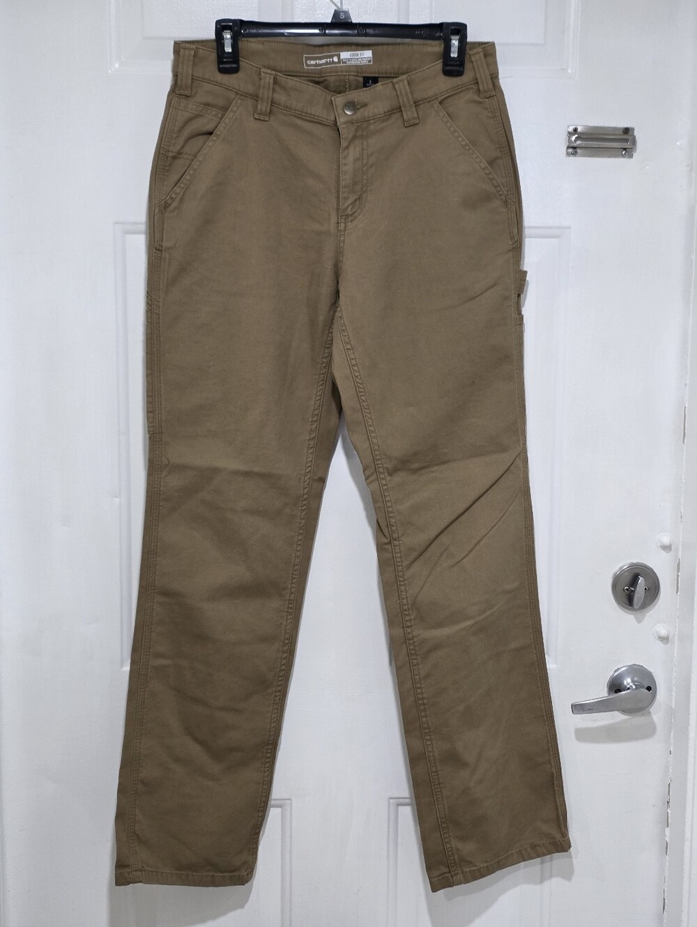 Carhartt Canvas Work Pants Rugged Flex Loose Fit Women's Size 6